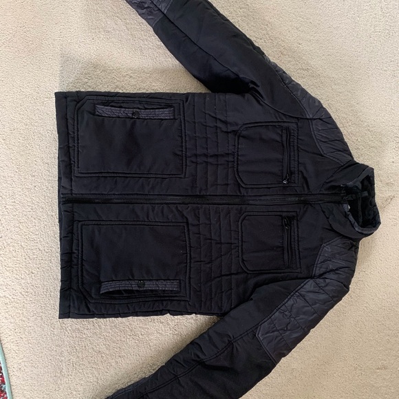 Jack & Jones men’s black bomber jacket, small - Picture 3 of 6